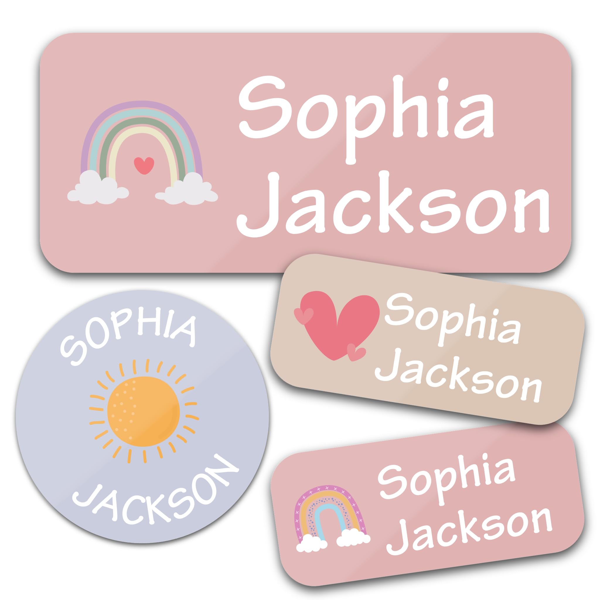 Baby Clothing Labels - Trees Custom Name Labels, Personalized Rectangle