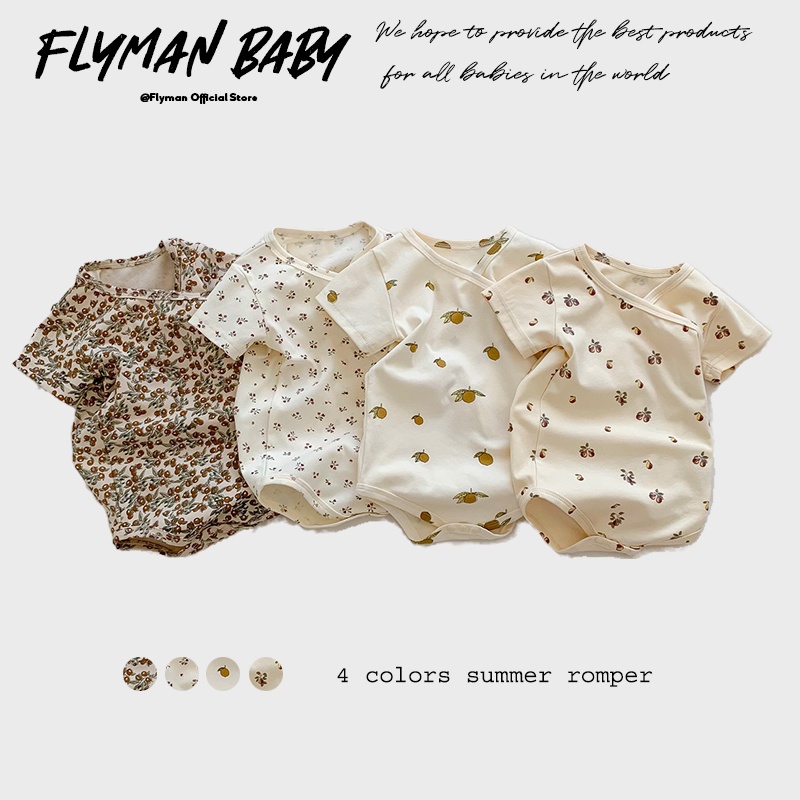 Baby Clothing Brands - Newborn Girls Boys Baby Romper Fruit