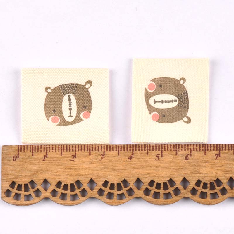50pcs Beige cotton Woven Label - огляд і ціна Baby Clothing Labels