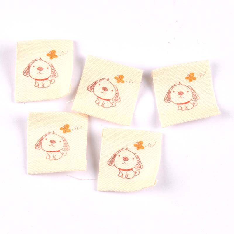 50pcs Beige cotton Woven Label - огляд і ціна Baby Clothing Labels