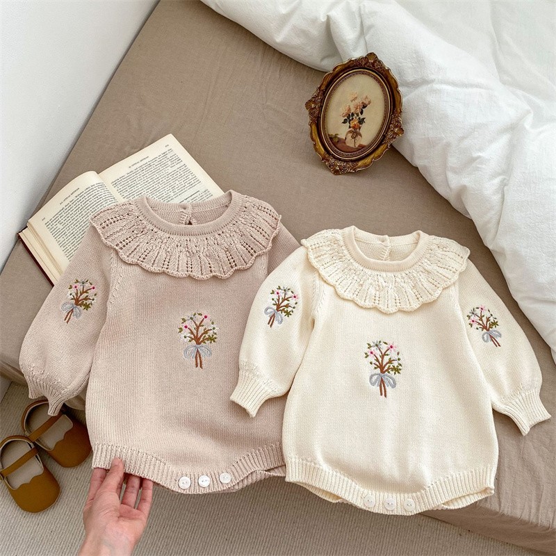 Spring Autumn Newborn Knitting - огляд і ціна Baby Clothing Embroidery