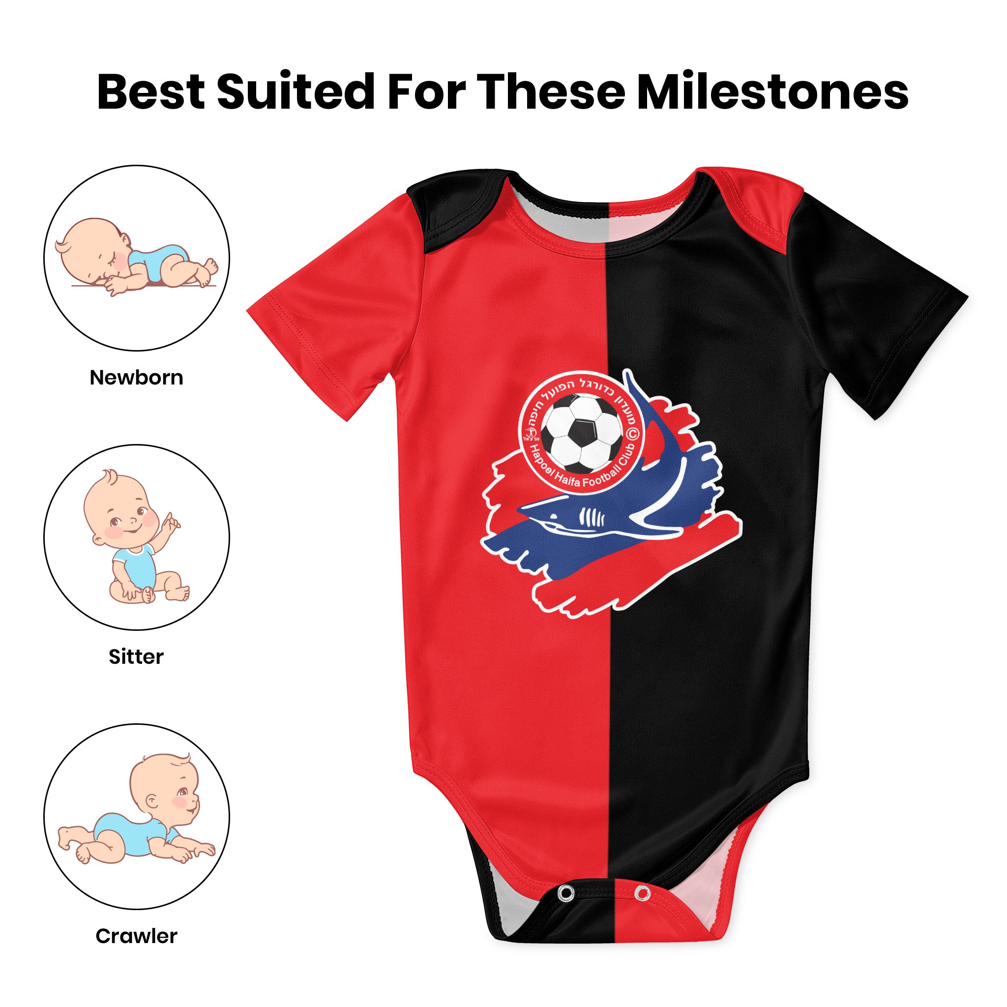 Hapoel Haifa Baby Bodysuit Uni - огляд і ціна Baby Clothing