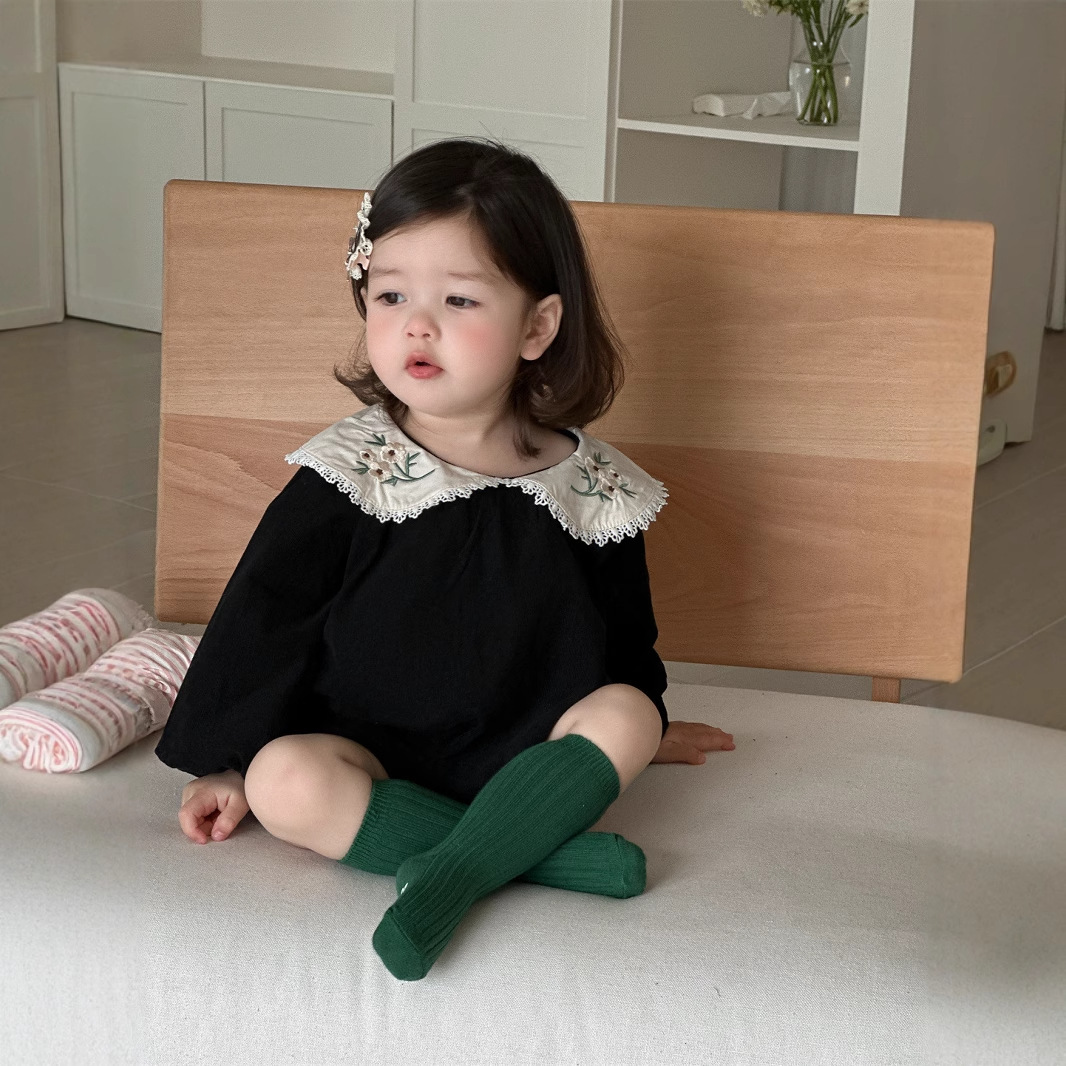 2025 Spring New Baby Girl Flow - огляд і ціна Baby Clothing Embroidery