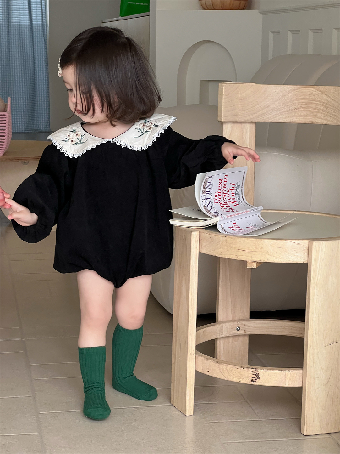 2025 Spring New Baby Girl Flow - огляд і ціна Baby Clothing Embroidery