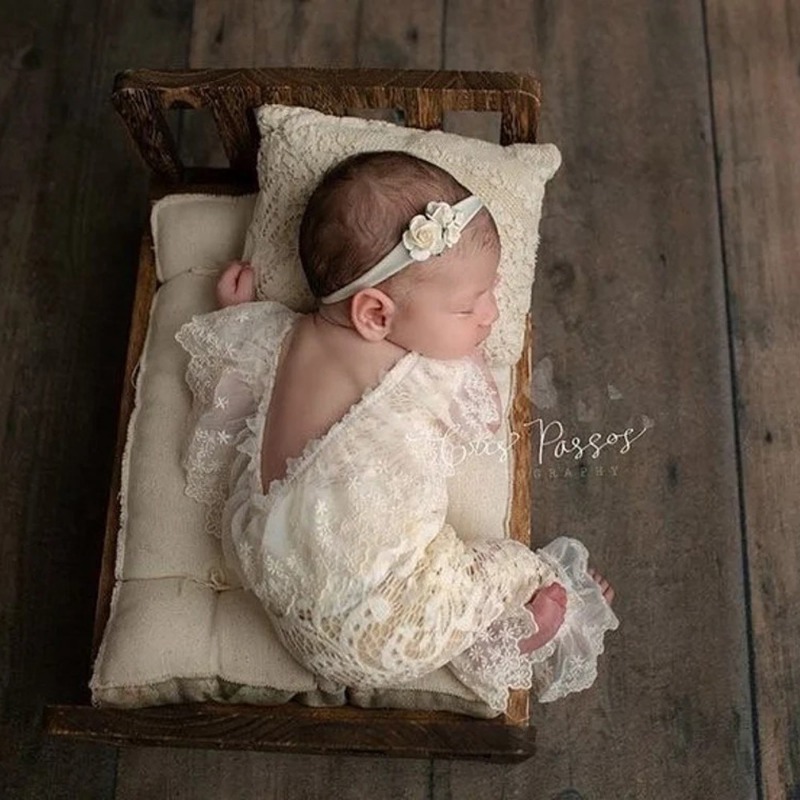 Lace Bell Bottom Onesie 1 Set  - огляд і ціна Baby Clothing Country