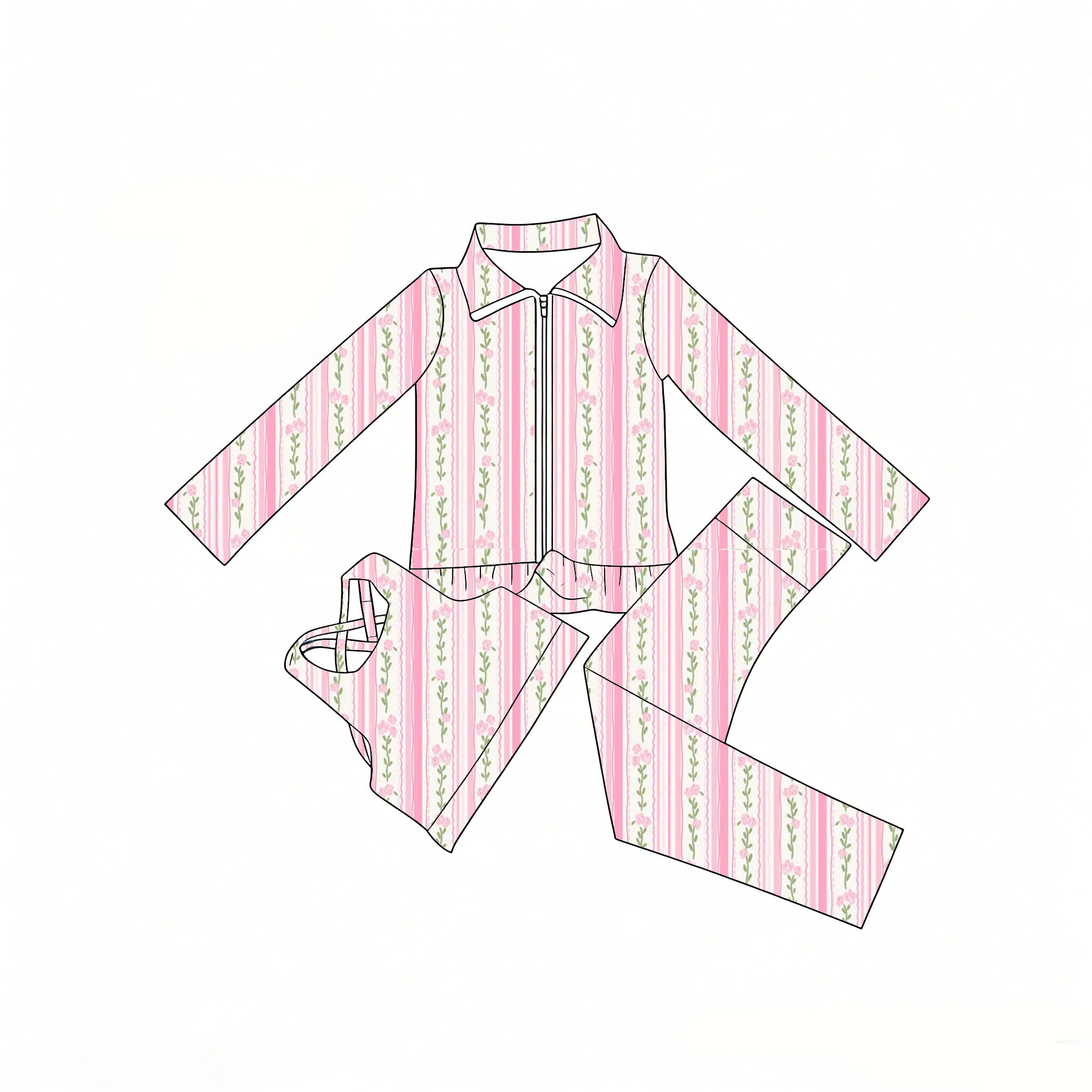 Girls Suit 3-Piece Long-Sleeve - огляд і ціна Toddler Legging Set
