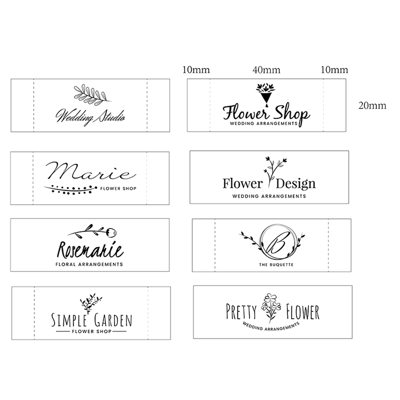 20*60 mm custom clothing label - огляд і ціна Baby Clothing Labels