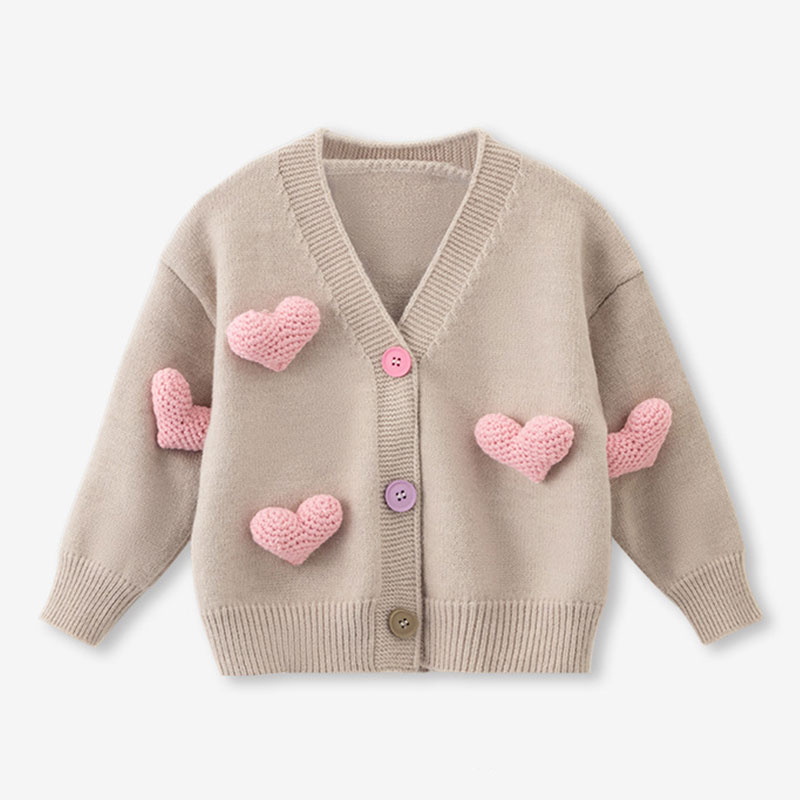 Girls Sweaters Coat Three-Dime - огляд і ціна Knit Cardigan Infant