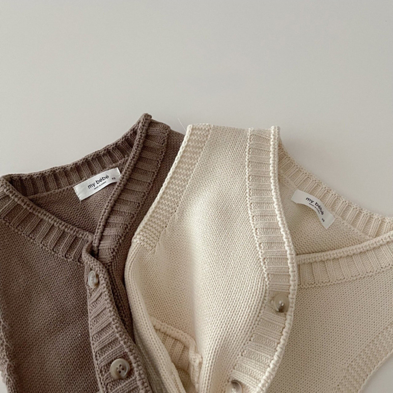 2025 Autumn New Baby Sleeveles - огляд і ціна Knit Cardigan Infant